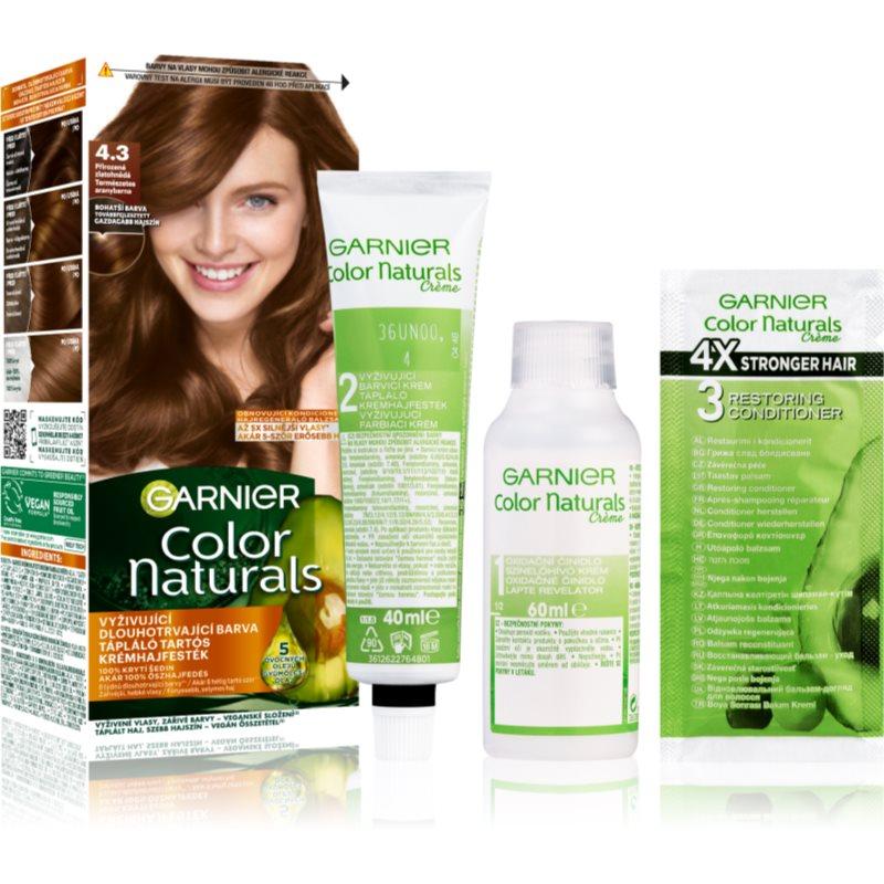 Garnier Color Naturals Creme barva na vlasy odstín 4.3 Natural Golden Brown 1 ks