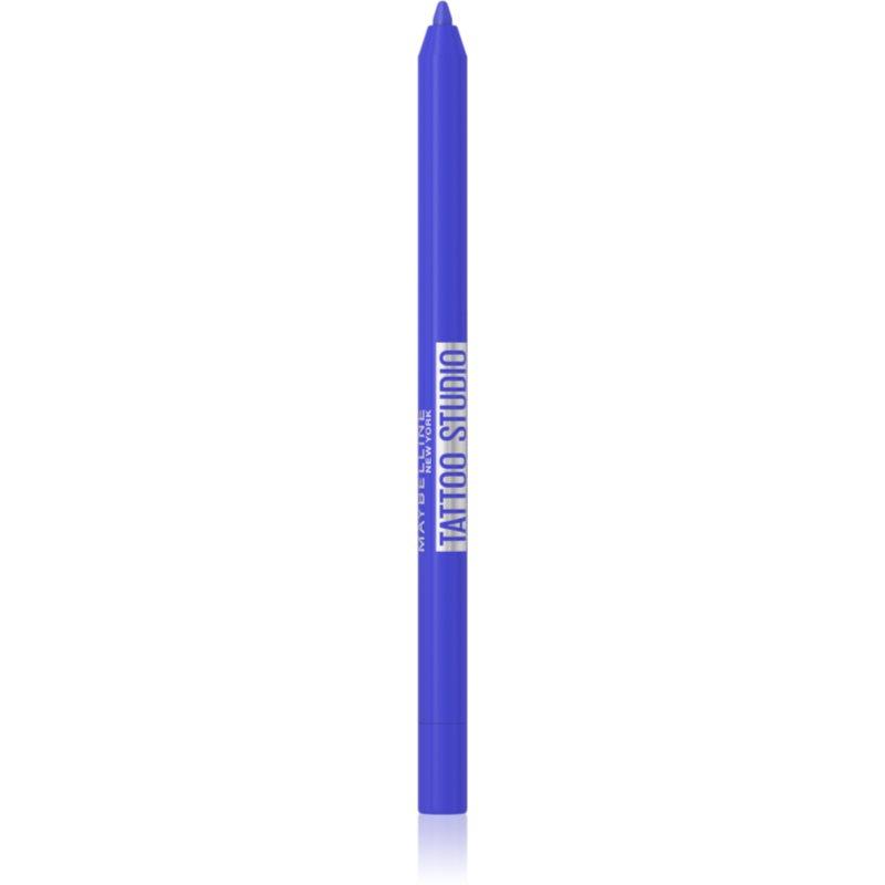 MAYBELLINE NEW YORK Tattoo Liner Gel Pencil gelová tužka na oči odstín Galactic Cobalt 1.3 g