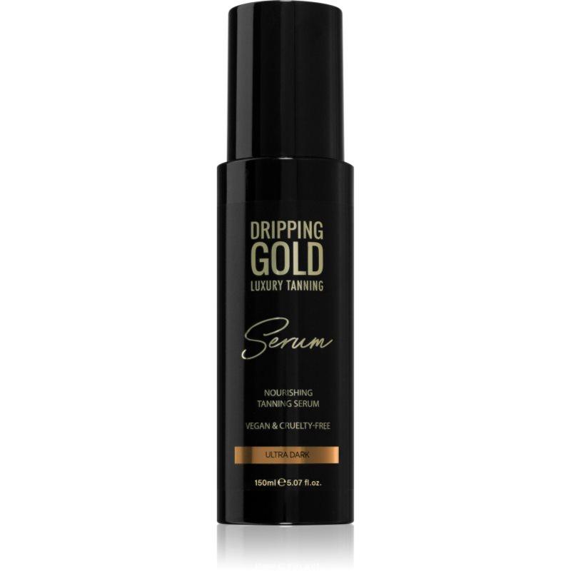 Dripping Gold Luxury Tanning Serum samoopalovací přípravek na tělo a obličej odstín Ultra Dark 150 ml