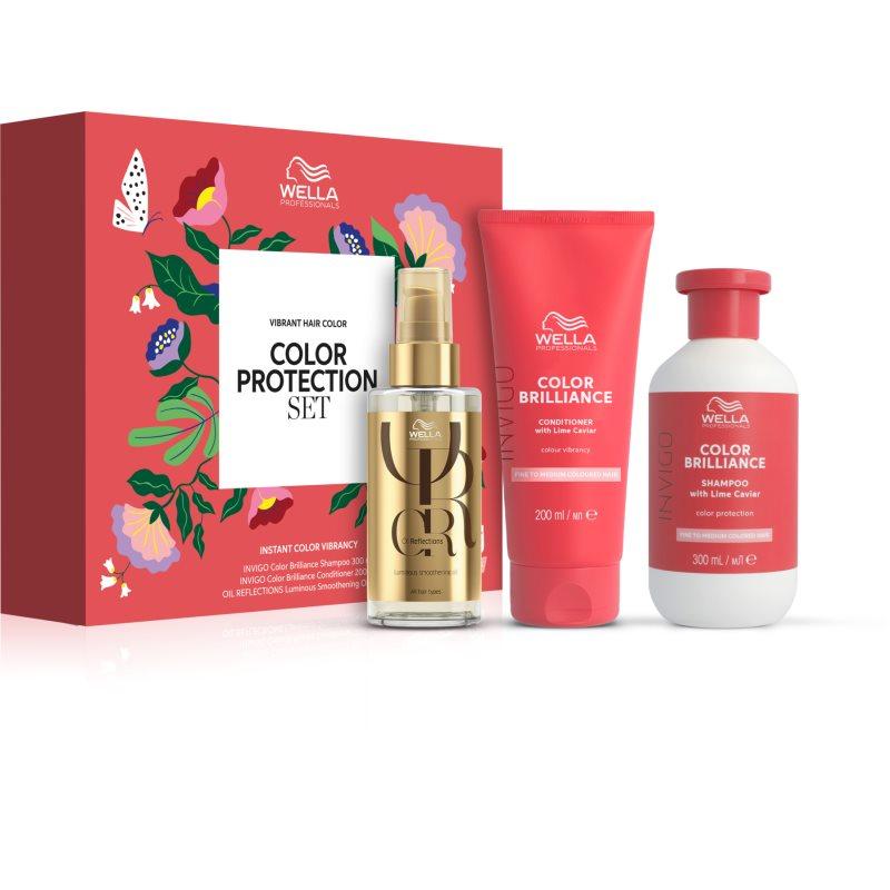Wella Professionals Invigo Color Brilliance dárková sada pro barvené vlasy Spring