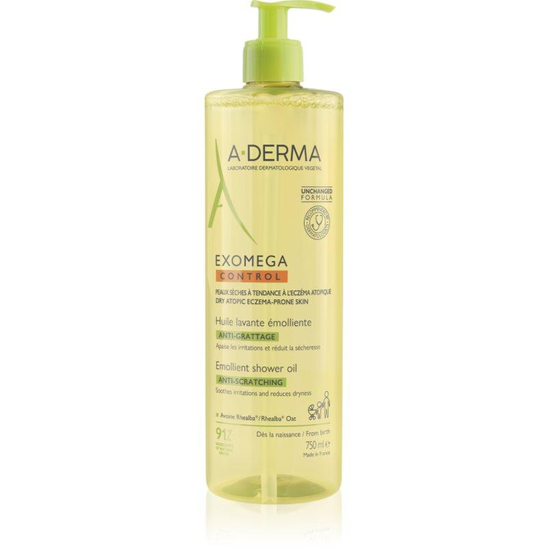 A-Derma Exomega Control Emollient Shower Oil zvláčňující sprchový olej pro suchou až atopickou pokožku 750 ml