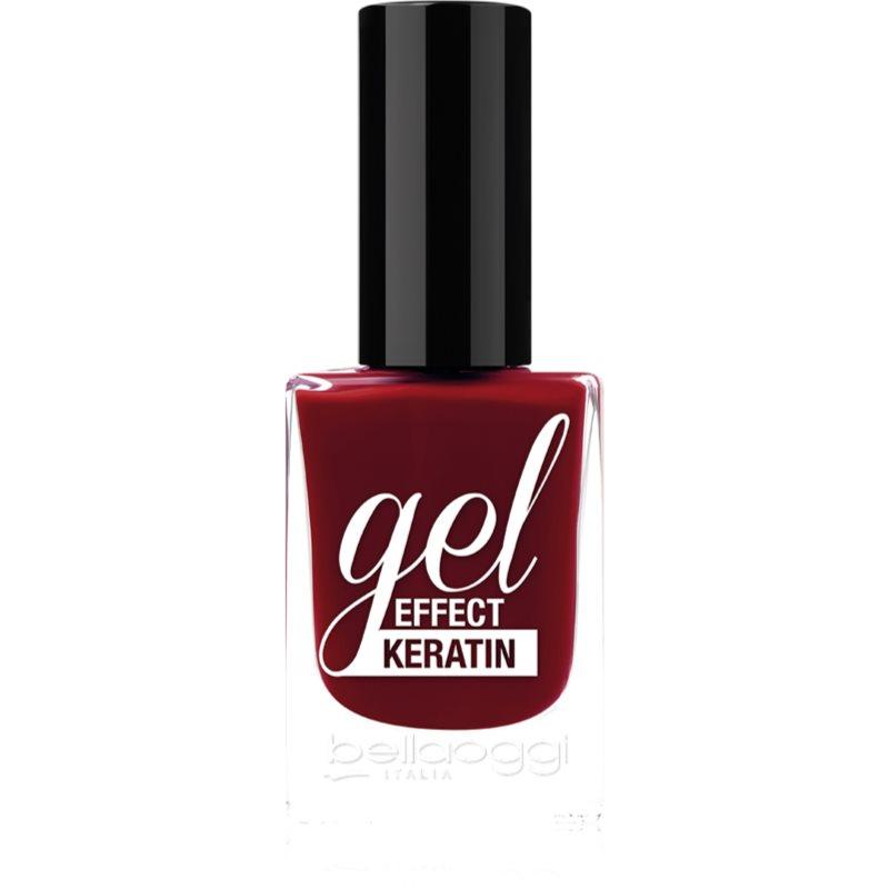bellaoggi Gel Effect Keratin Nail Polish lak na nehty odstín Bloody Mary 10 ml