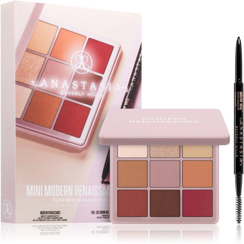 Anastasia Beverly Hills Mini Modern Renaissance Set dárková sada na oči a obočí Dark Brown Pencil