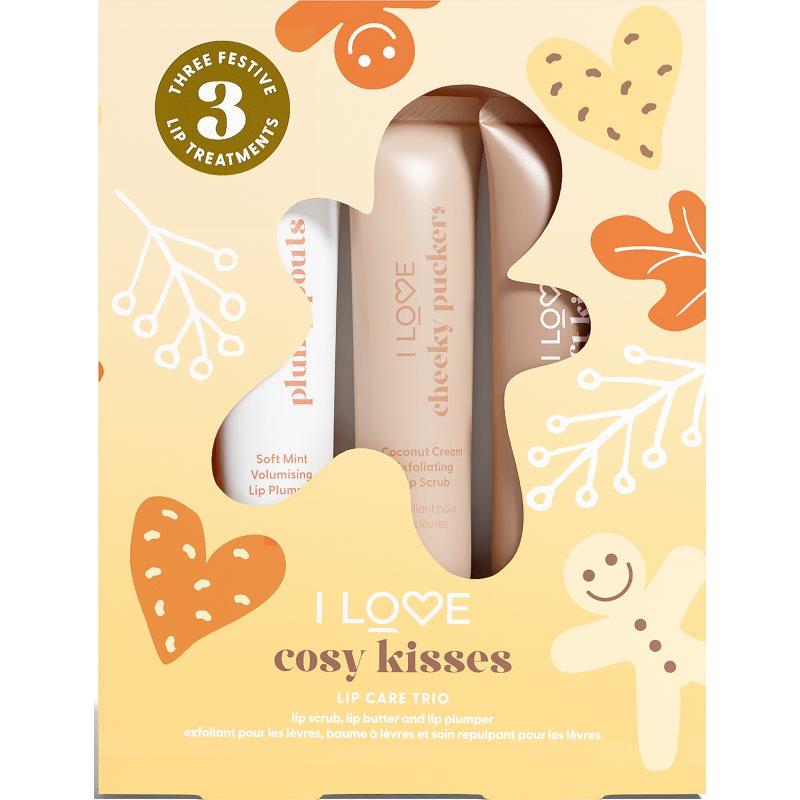 I Love Cosy Kisses dárková sada na rty