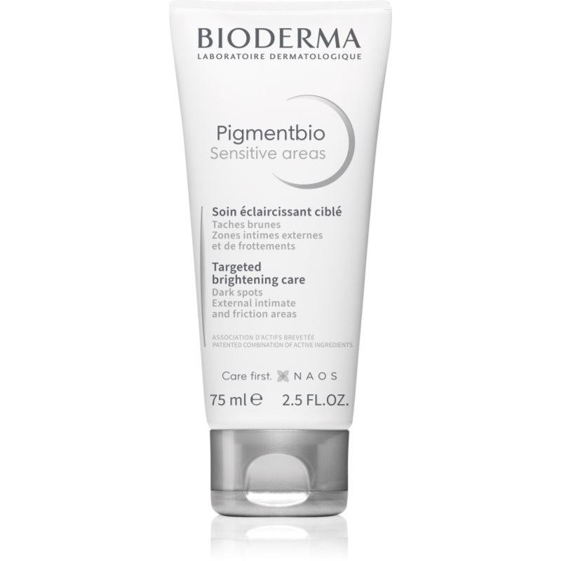 Bioderma Pigmentbio Sensitive Areas rozjasňující tělový krém proti tmavým skvrnám 75 ml
