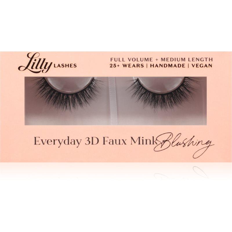 Lilly Lashes Everyday 3D Faux Mink umělé řasy typ Blushing 1 pár