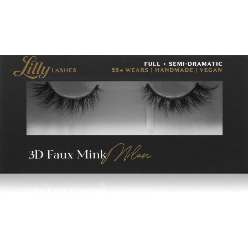 Lilly Lashes 3D Faux Mink umělé řasy typ Milan 1 pár