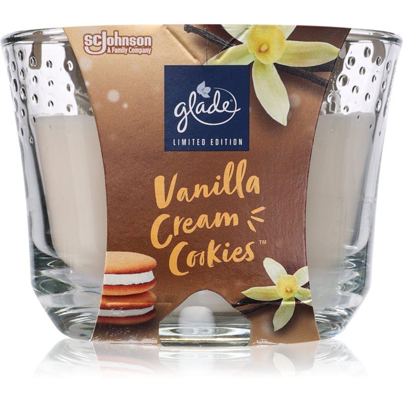 GLADE Vanilla Cream Cookies vonná svíčka 204 g
