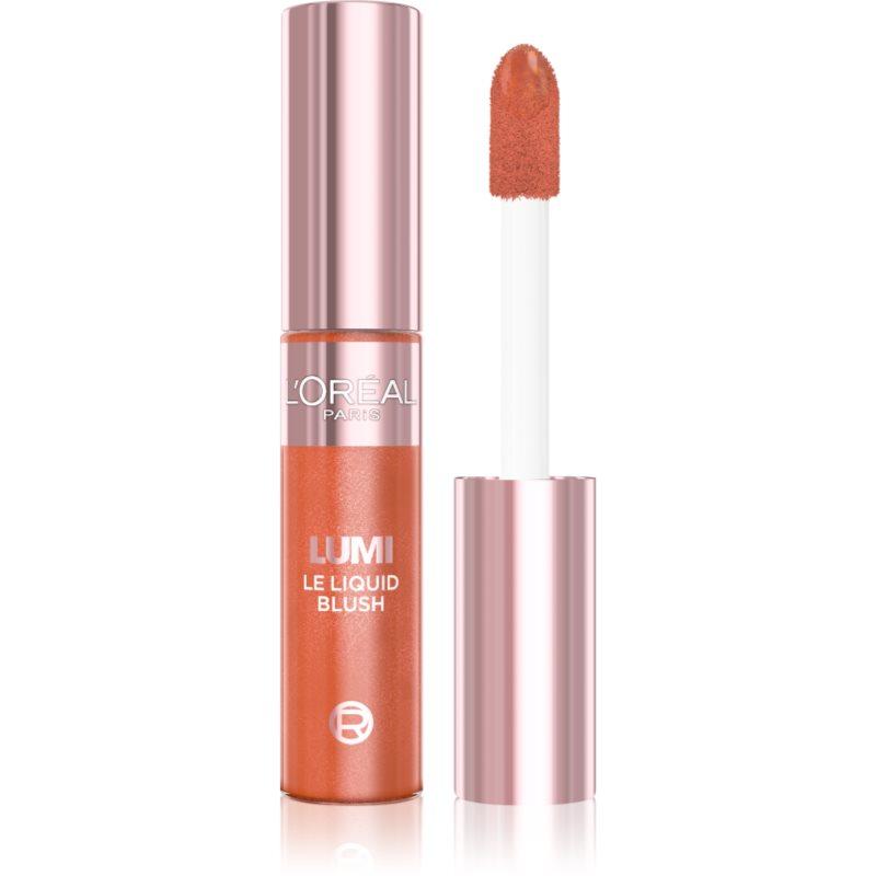 L’Oréal Paris Lumi Glowy Blush tekutá tvářenka odstín 627 Warm Peach 11 ml