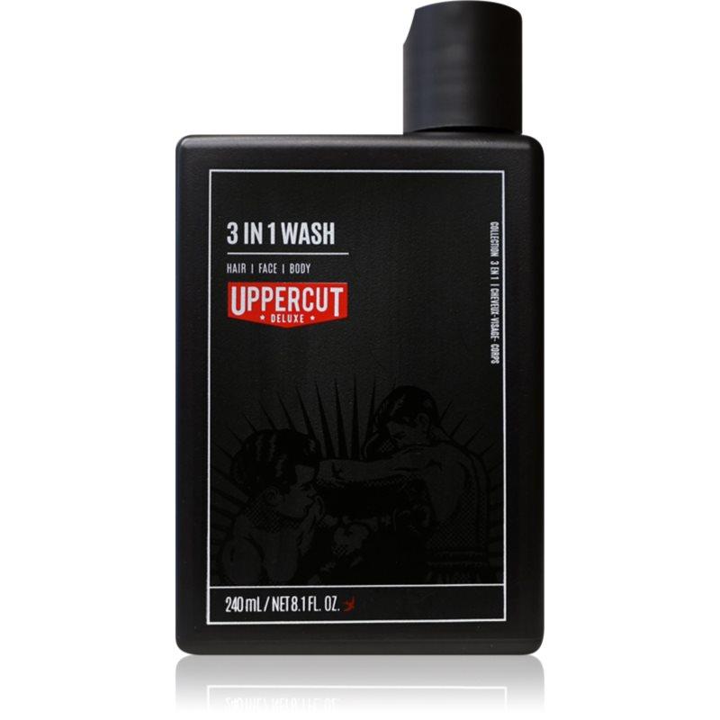 Uppercut Deluxe 3-in-1 Wash šampon na celé tělo pro muže 240 ml