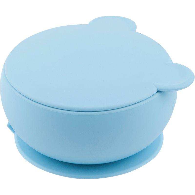 Minikoioi Bowl Blue silikonová miska s přísavkou 1 ks