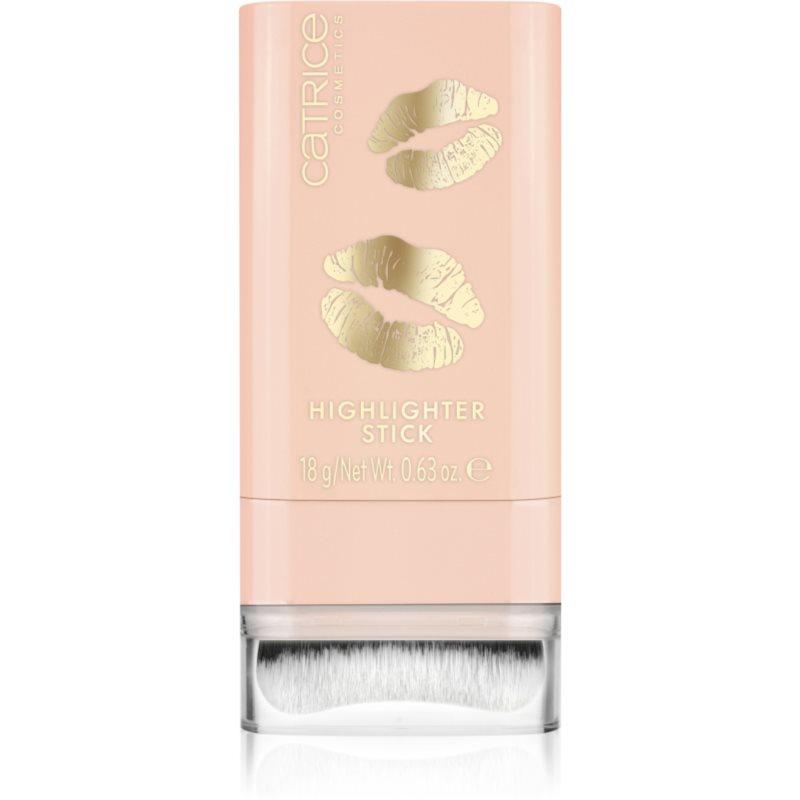 Catrice KISS & GLOW krémový rozjasňovač v tyčince odstín C01 Aurora Glow 18 g
