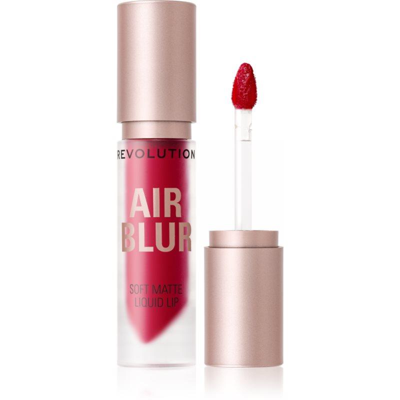 Makeup Revolution Air Blur Liquid Lipstick lehká tekutá matná rtěnka odstín Fiery 3.5 ml