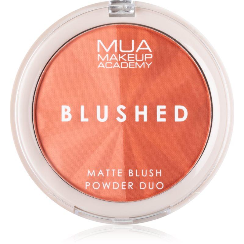MUA Makeup Academy Blushed Powder Blusher pudrová tvářenka odstín Peach Fizz 5 g