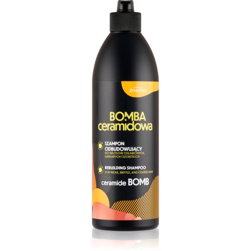 Joanna Ceramide Bomb Rebuilding Shampoo regenerační šampon pro lámavé a namáhané vlasy 500 ml
