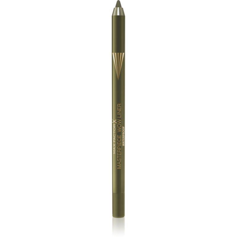 Max Factor Masterpiece Wow Liner Waterproof voděodolná tužka na oči odstín 625 Green Shimmer 1.2 g