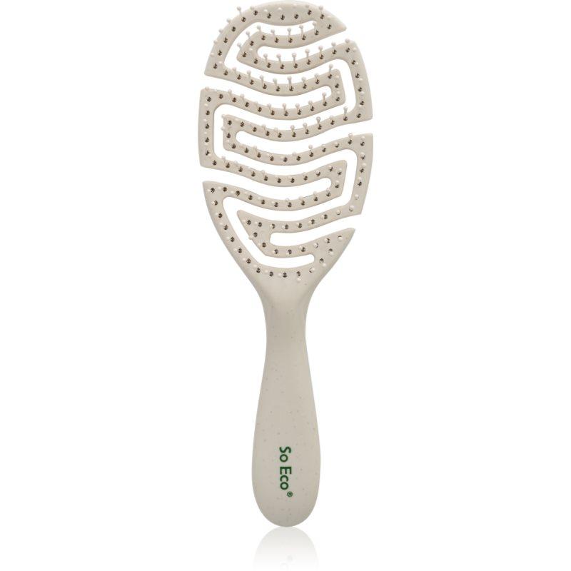 So Eco Flexi Curve Detangling Brush oválný kartáč pro snadné rozčesání vlasů 1 ks