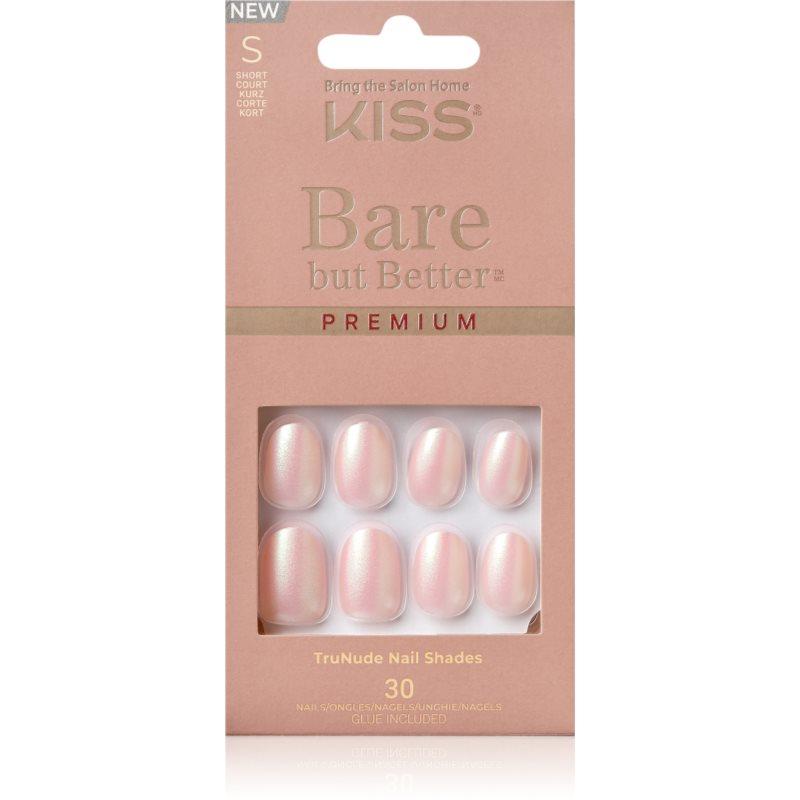 KISS Bare But Better Premium umělé nehty Mocha 30 ks