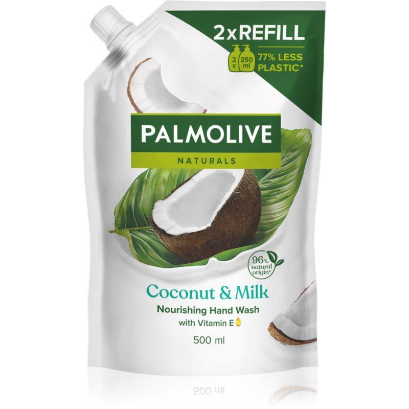Palmolive Naturals Coconut & Milk tekuté mýdlo na ruce náhradní náplň 500 ml