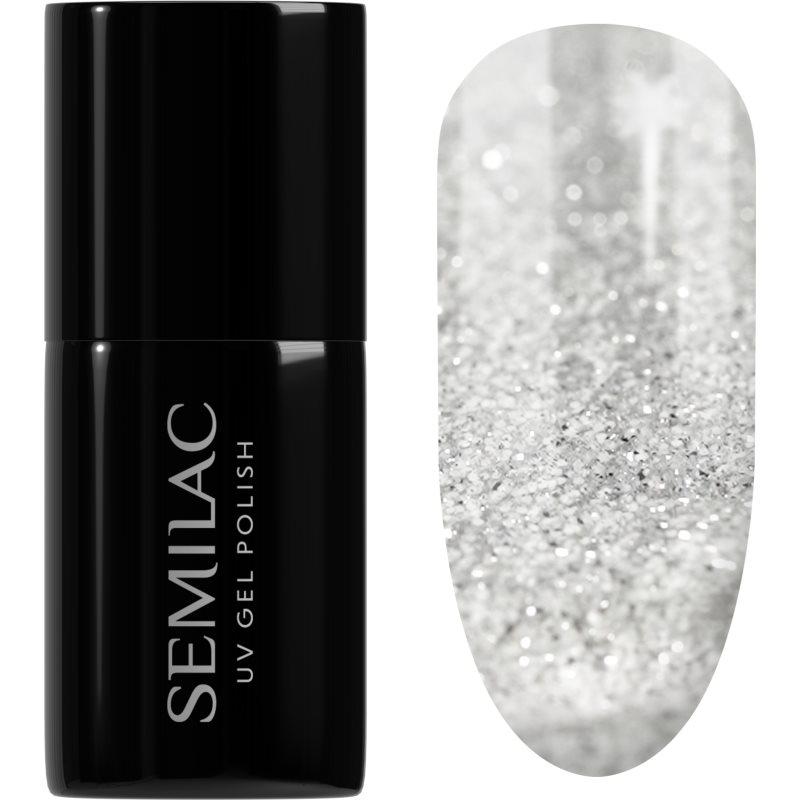 Semilac UV Hybrid Winter Collection gelový lak na nehty s použitím UV/LED lampy odstín 605 White Flash 7 ml