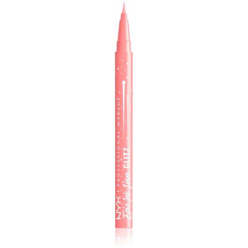 NYX Professional Makeup Epic Ink Glitz metalická tužka na oči odstín Bootcut Bling 1 ml