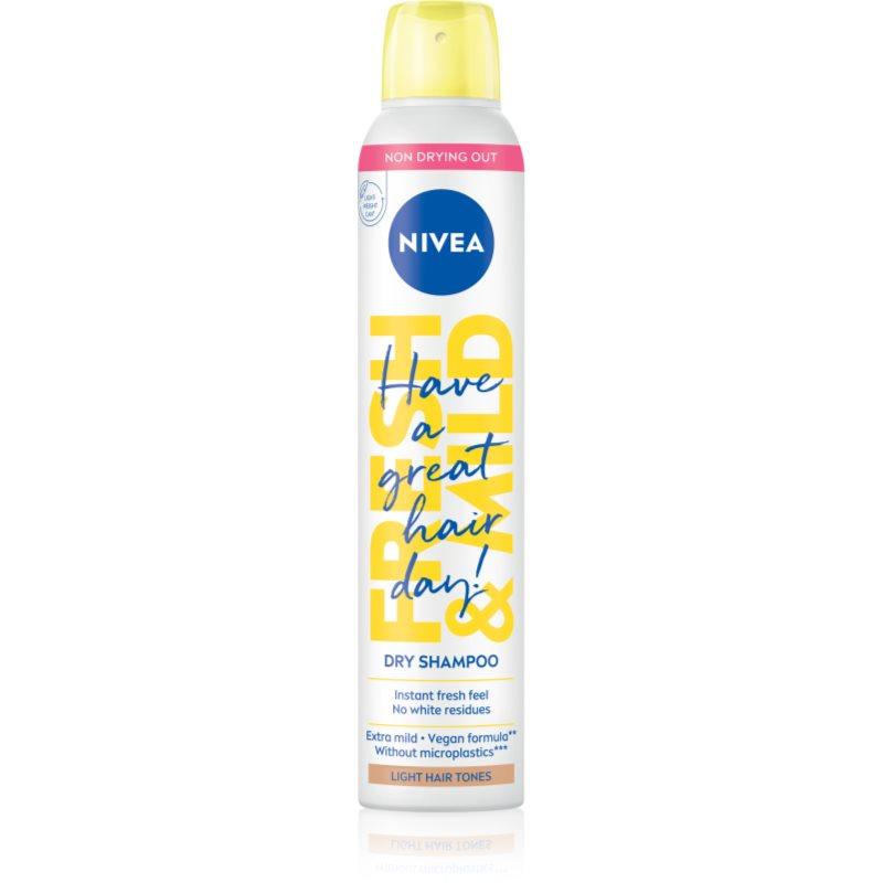 NIVEA Fresh Revive suchý šampon pro blond vlasy 200 ml