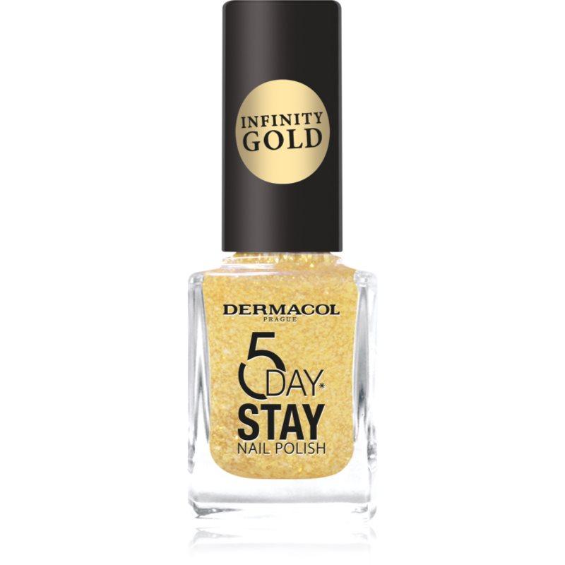 Dermacol Infinity 5 Day Stay dlouhotrvající lak na nehty odstín 63 Gold 11 ml