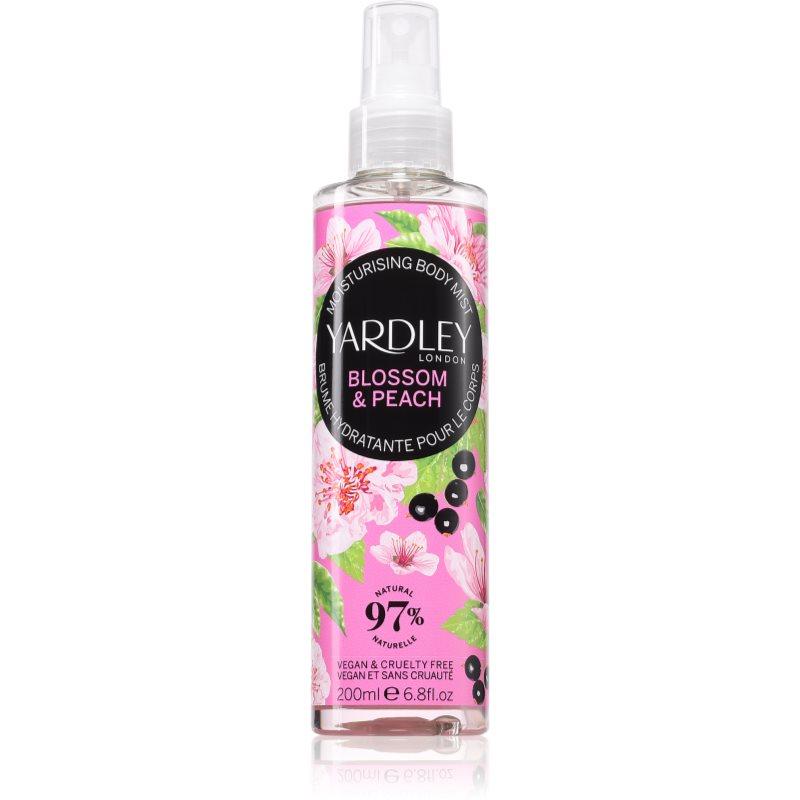 Yardley Blossom & Peach tělový sprej pro ženy 200 ml