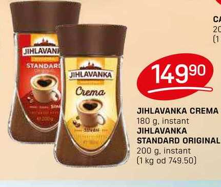 JIHLAVANKA STANDARD ORIGINAL 200 g. instant 
