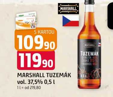 MARSHALL TUZEMÁK vol. 37,5% 0,5l