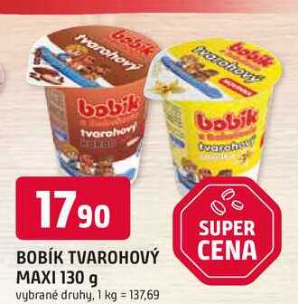 BOBÍK TVAROHOVÝ MAXI 130 g