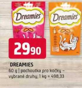 Dreamies 60 g pochoutka pro kočky vybrané druhy