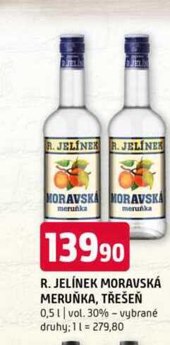 R. jelínek Moravská meruňka třešeň 0,5l