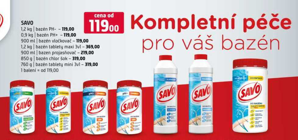 Savo vybrané druhy