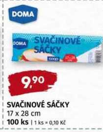 Svačinové sáčky 17 x 28 cm 100 ks 