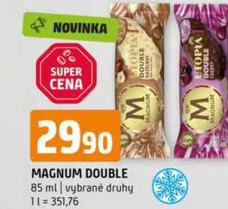 Magnum double 85 ml vybrané druhy 