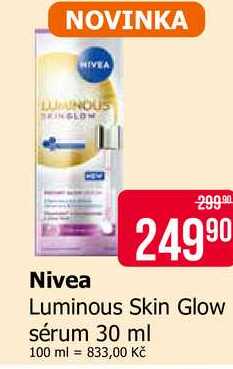 Nivea Luminous Skin Glow sérum 30 ml 