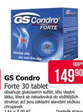 GS Condro Forte 30 tablet 