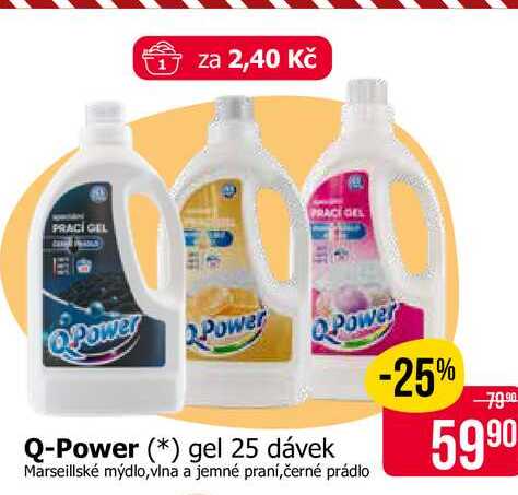 Q-Power gel 25 dávek 