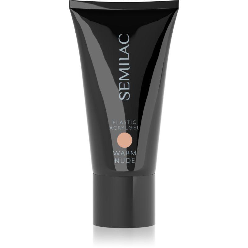 Semilac Acrylgel Elastic White Cream akrylátový gel na nehty odstín 30 g