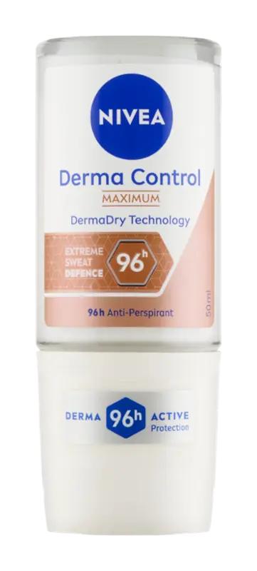 NIVEA Antiperspirant roll-on pro ženyDerma Dry Control, 50 ml