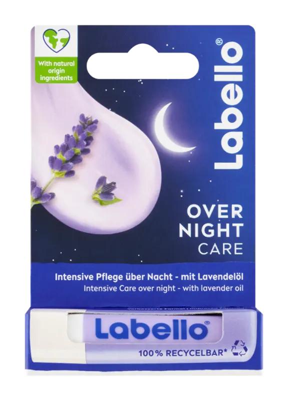 Labello Pečující balzám na rty Over Night Care, 4.8 g