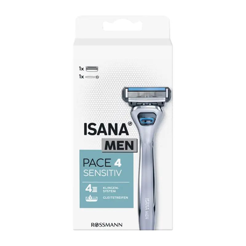 ISANA Men Holicí strojek PACE 4 břity, 1 ks