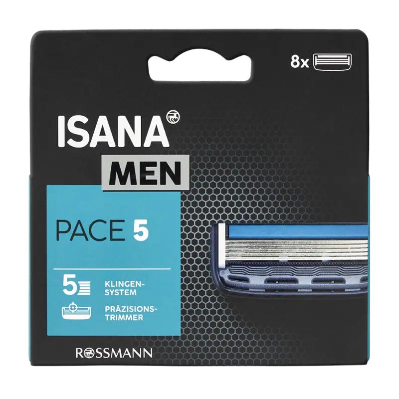 ISANA Men Žiletky Pace 5, 8 ks