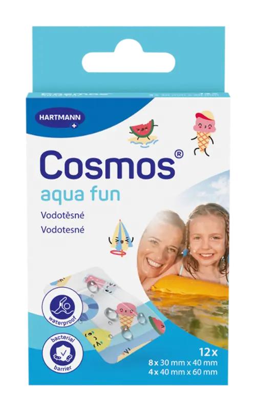 Cosmos Vodotěsné náplasti Aqua Fun, 12 ks