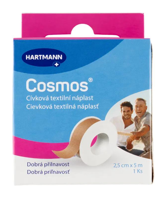 Cosmos Náplast cívková pevná 2,5 cm x 5 m, 1 ks