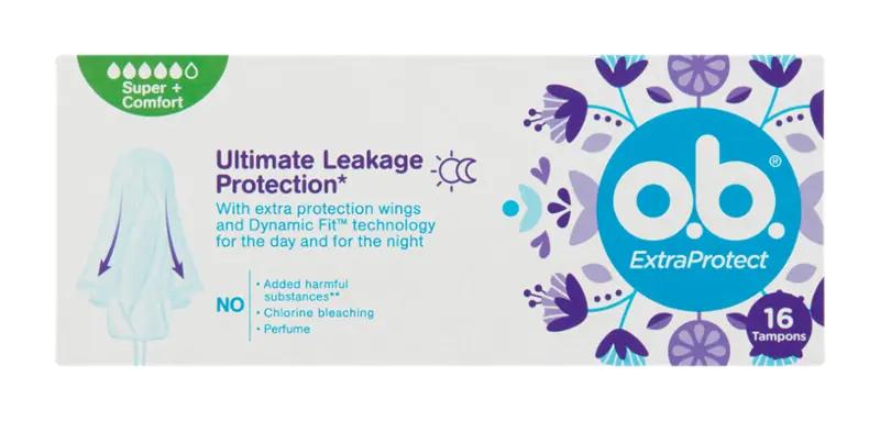 o.b. Tampony Extra Protect Super+ Comfort, 16 ks