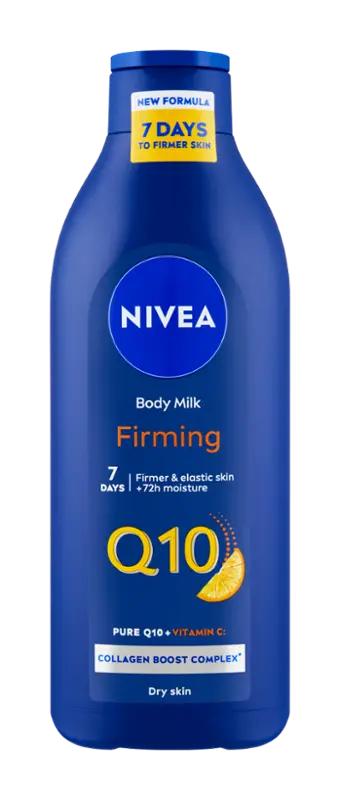 NIVEA Výživné zpevňující tělové mléko Q10 Plus Vitamin C, 400 ml