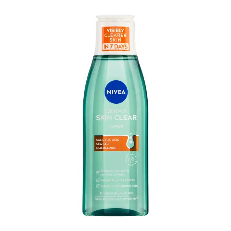 NIVEA Čisticí pleťová voda Derma Skin Clear, 200 ml