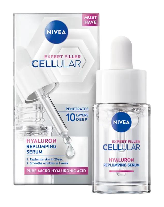 NIVEA Vyplňující hyaluronové sérum Cellular Expert Filler, 15 ml